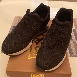 Ash glitter black sneakers